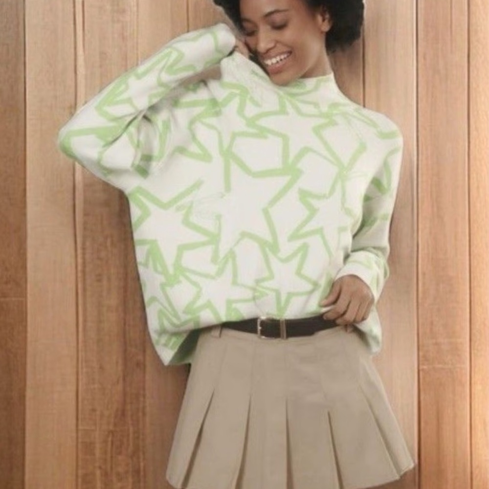 Maeve Carys Mock Neck Sweater